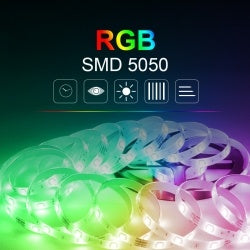 RGB 5050 Flexible Led Strip Lights SMD 12V DC