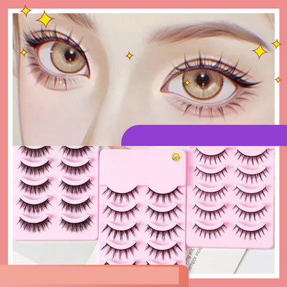 5 Pairs Manga Lashes New Arrival Anime Cosplay Natural Wispy