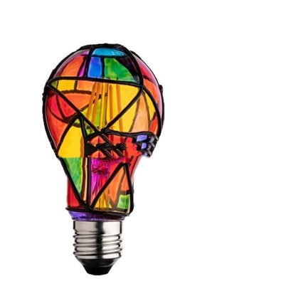 Colored Glass LED Bulb Energy Saving And Environmental Protection Home Decor DealSniper.net Color Bulb