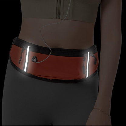Sports Waist Bag With Pocket Light Slim Zip Running Belt Sports Gym From House