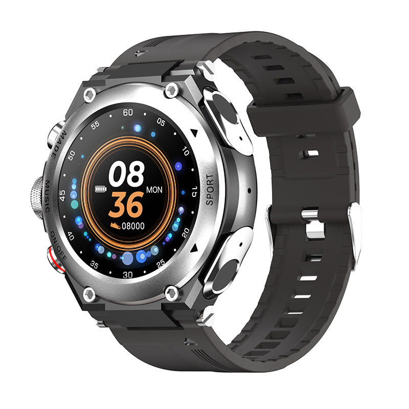 Bluetooth Call On Smart Watch Jewelry dealsniper-net Silver