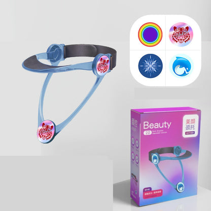 Cervical Spine Fixator Stretch Neck Protector Health DealSniper.net Transparent blue tiger year One size