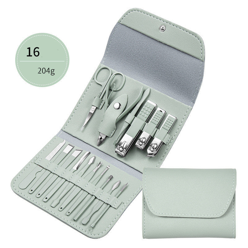 Professional Scissors Nail Clippers Set Ear Spoon Beauty dealsniper-net 13 Style