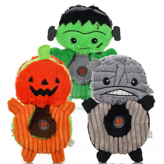 Halloween-Witch Devil Pumpkin Pet Training Squeak Toys