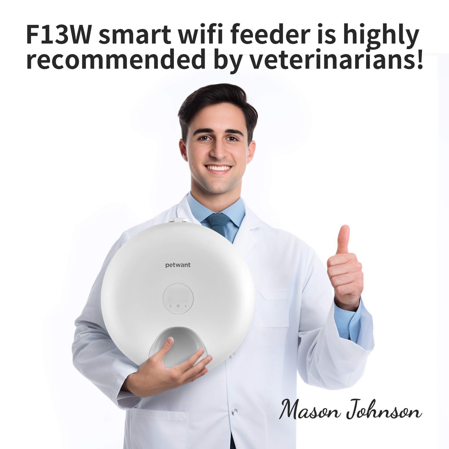 Donut Frost WiFi 6 Meal Automatic Cat Food Dispenser Pets Gym From House