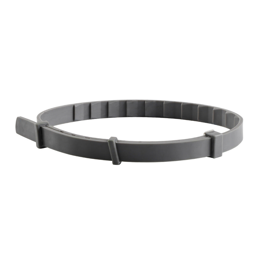 Pet Collar Silicone Adjustable Dogs And Cats Collar Protection Pets DealSniper.net Gray Cat Style Aluminum Boxed