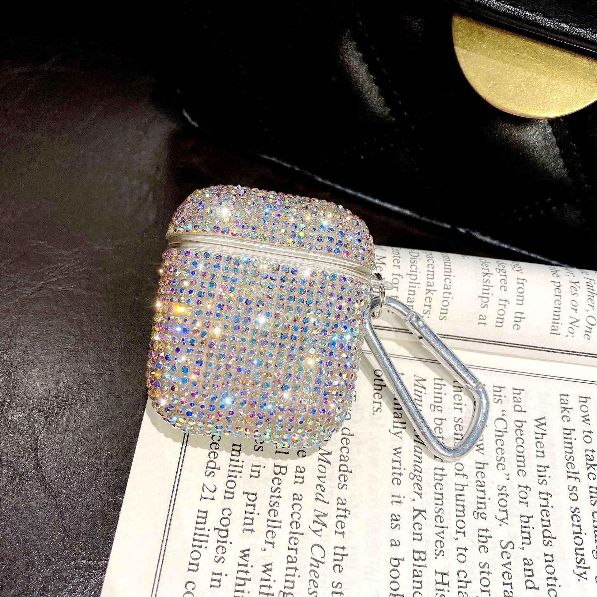 Rhinestone Drop-resistant Bluetooth Headset Protective Cover Electronics dealsniper-net Colorful Color AirPodsPro