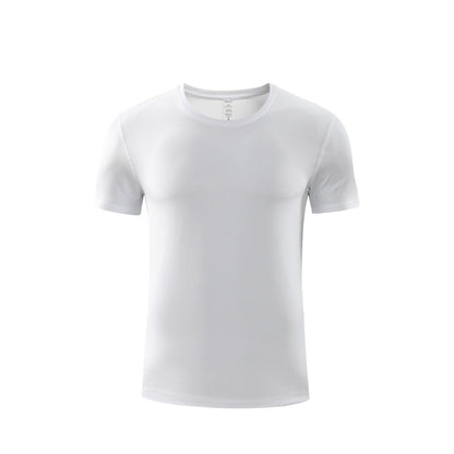 Quick Dry Sweating, Round Neck Short Sleeved T-shirt