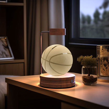 Crystal Ball Cosmic Dinosaur Indoor Night Light USB Home dealsniper-net Basketball Dark wood