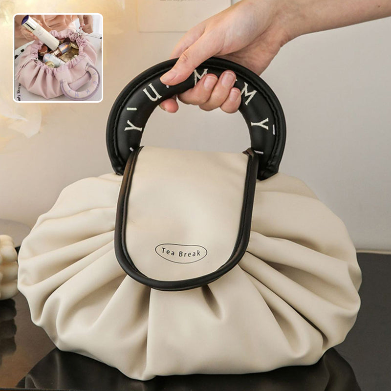 Portable Drawstring Cosmetic Bag Handbags Toiletry Bags Women Gym From House