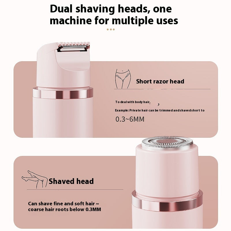 Dual-Head Electric Shaver Painless Women's Epilator Beauty Gym From House
