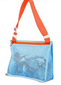 Children Summer Beach Toy Net Storage Bag Kid 3D Cartoon Women dealsniper-net Blue