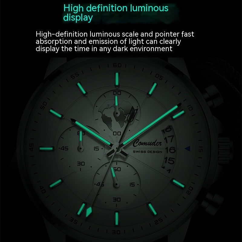 Full-automatic Waterproof Luminous Calendar Watch Jewelry DealSniper.net