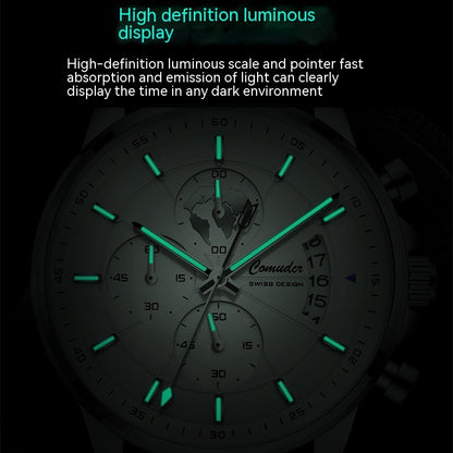 Full-automatic Waterproof Luminous Calendar Watch Jewelry DealSniper.net