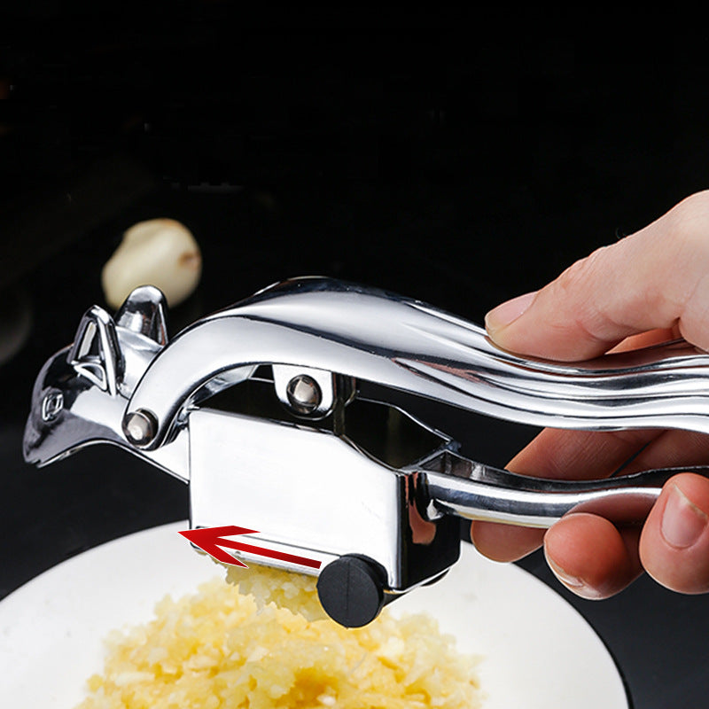 Home Kitchen Squirrel Manual Zinc Alloy Garlic Press Kitchen DealSniper.net