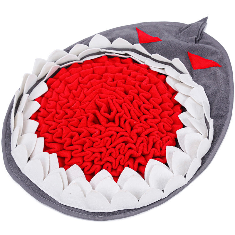 Dog Sniffing Mat Dog Puzzle Toy Pet Snack Feeding Mat Pets Gym From House Grey One size