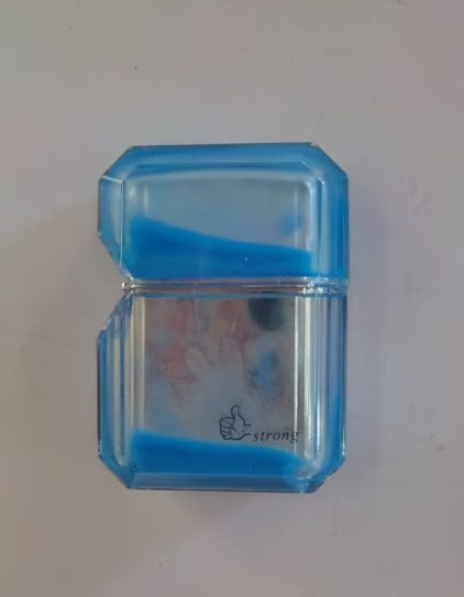 New Luminous Quicksand Windproof Lighter Gadgets Gym From House Quicksand blue Single