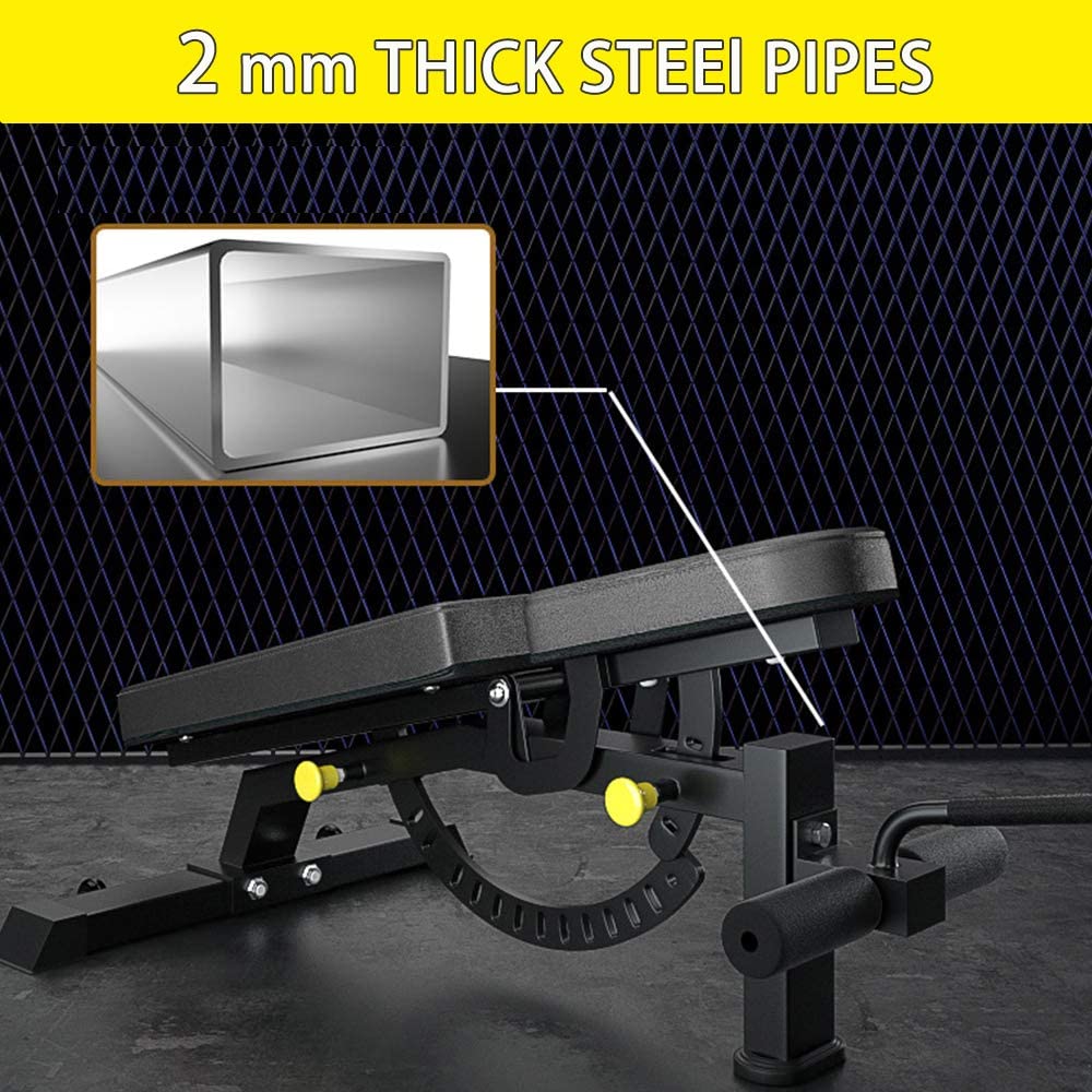 Adjustable Strength Training Bench Press Home Full Body Workout Sports Gym From House