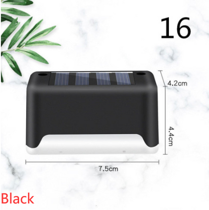 New Upgrade Waterproof LED Solar Fence Lamp Solar Deck Lights