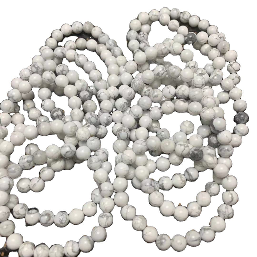 Natural White Turquoise Bracelet Single Circle Female Bracelet Jewelry Jewelry dealsniper-net