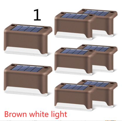 New Upgrade Waterproof LED Solar Fence Lamp Solar Deck Lights