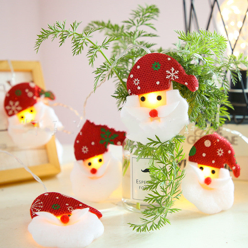 Santa Claus String Lights Christmas Tree Snowman Decoration Lights Holidays DealSniper.net 2 Style 1.5m10 lights