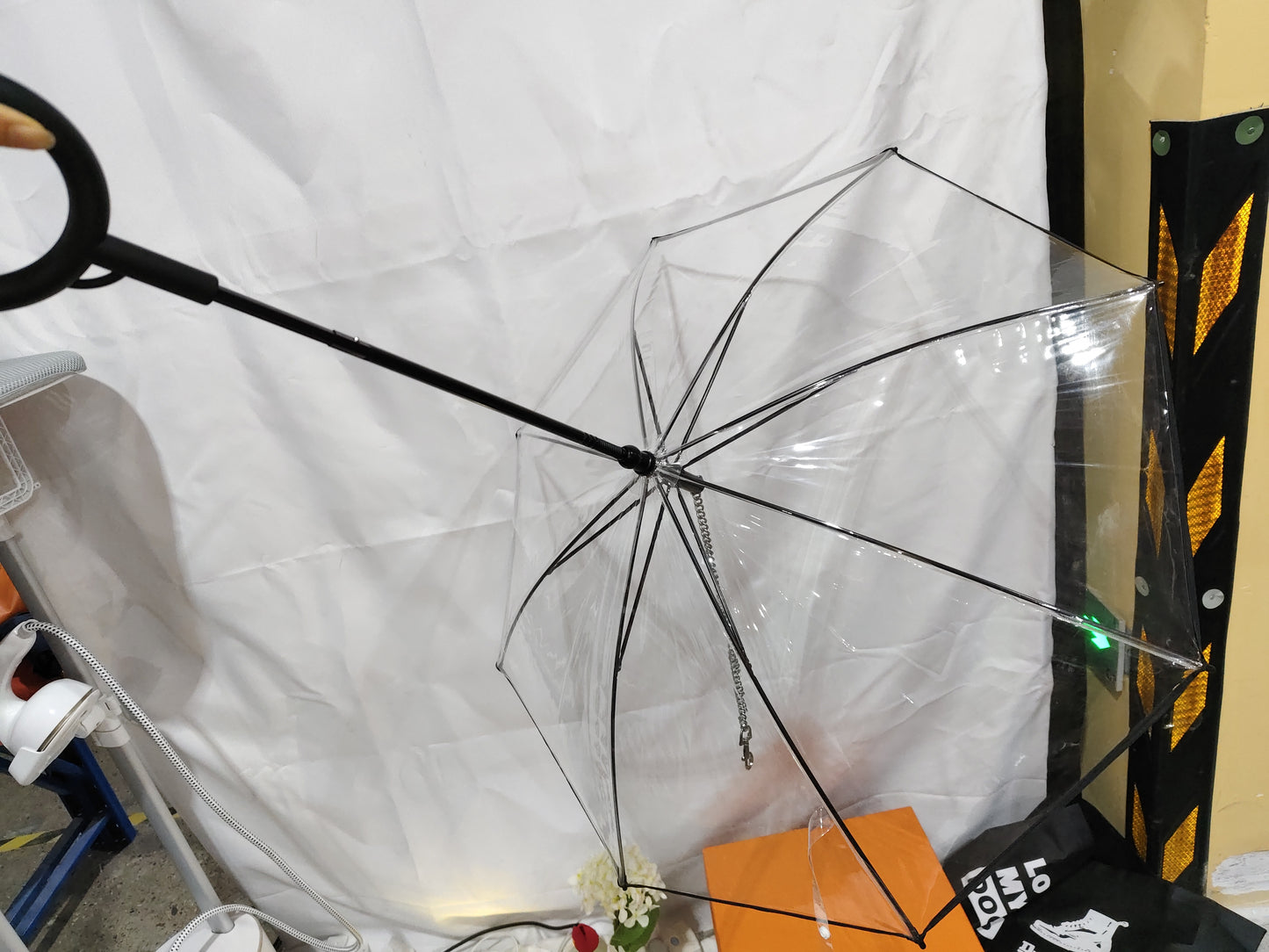 Transparent Pet Supplies Adjustable Pet C Type Umbrella Pets Gym From House