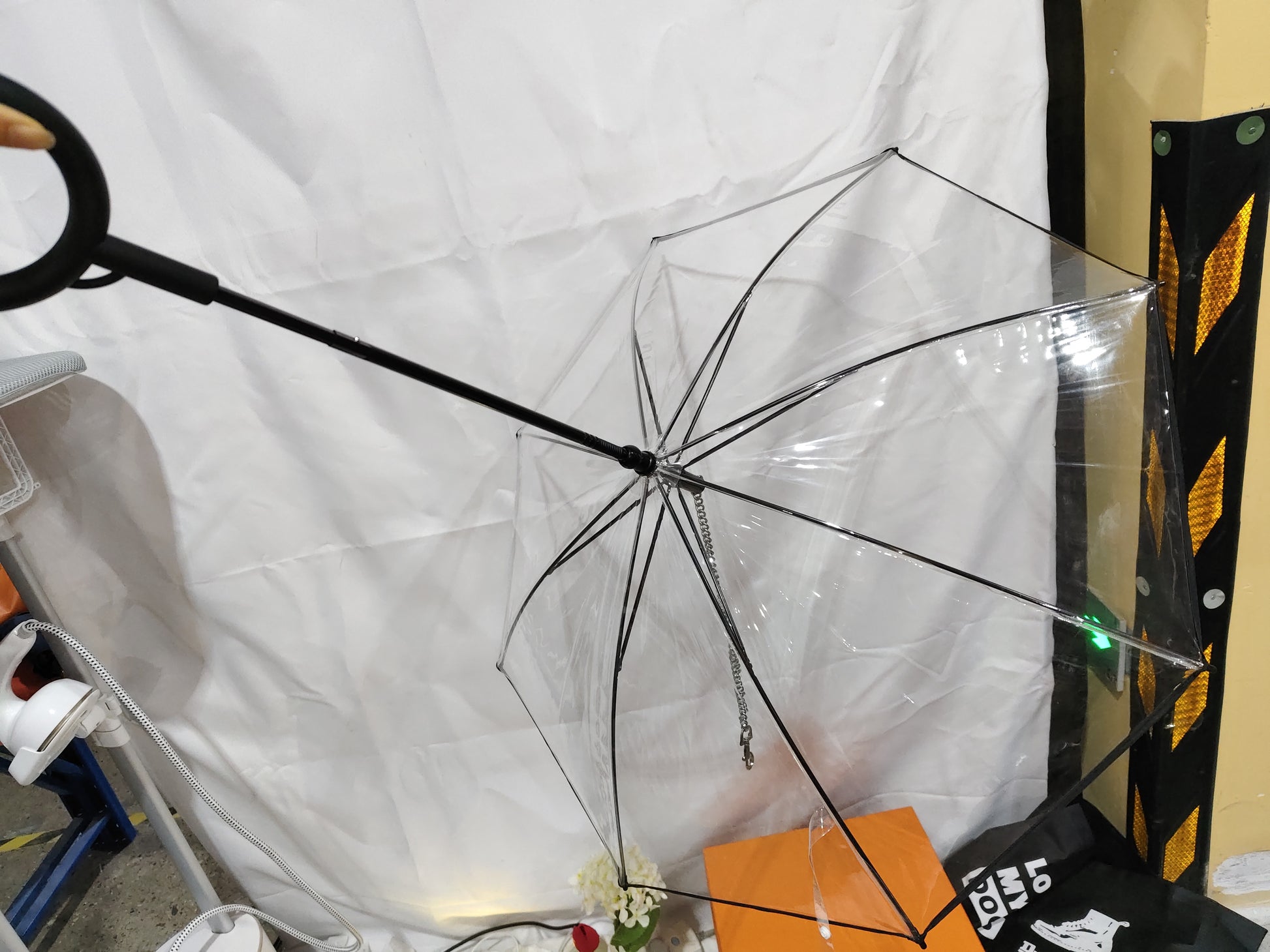 Transparent Pet Supplies Adjustable Pet C Type Umbrella Pets Gym From House