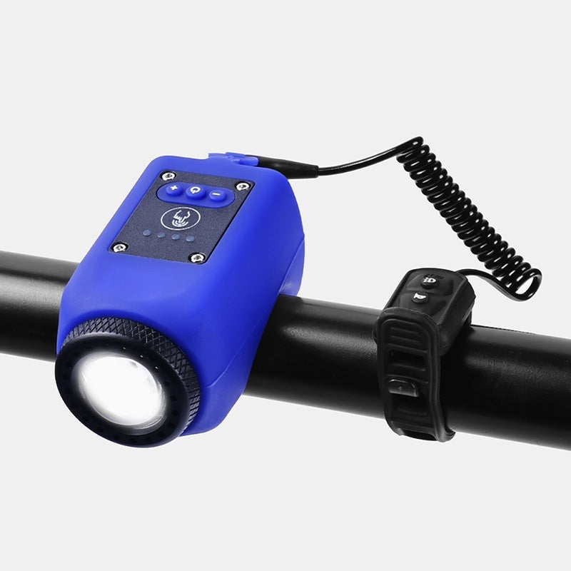 High Decibel Horn Light Outdoor Cycling Waterproof USB Charging Vehicle Gym From House Blue