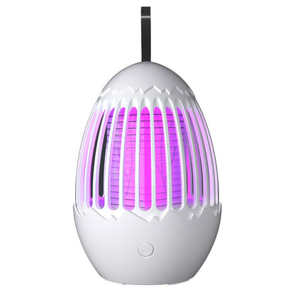 Electric Mosquito Killing Lamp Indoor And Outdoor Light House dealsniper-net White Charge USB