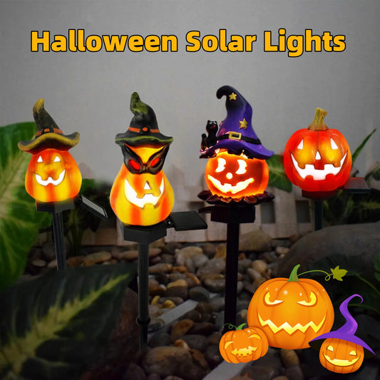 Creative Solar Outdoor Garden Halloween Pumpkin Lantern Outdoor Gym From House