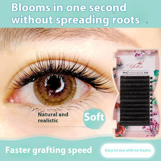 Natural Dense Row Of Flowering False Eyelashes Beauty dealsniper-net