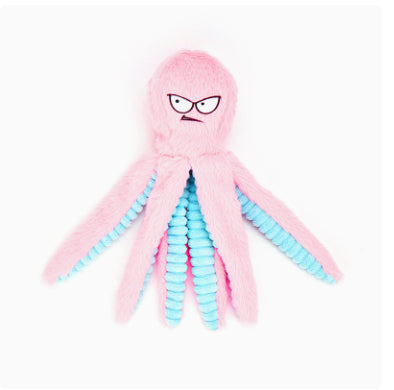Stuffed Tough Dog Chew Toys Large Dog Toys To Keep Them Busy Pets DealSniper.net Pink