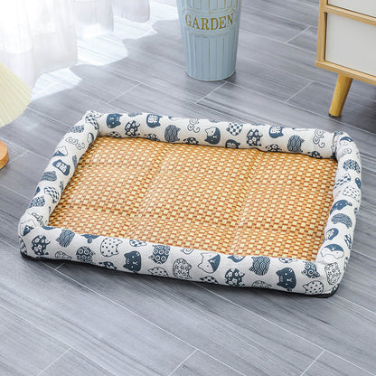 Pet Summer Cooling Pad Cooling Mattress Pets Gym From House White 40x30cm