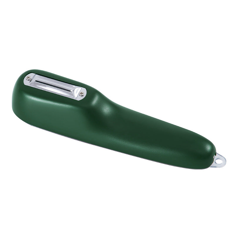 Storage Type Peeling Knife Potato Cucumber Peeler Kitchen dealsniper-net Dark green