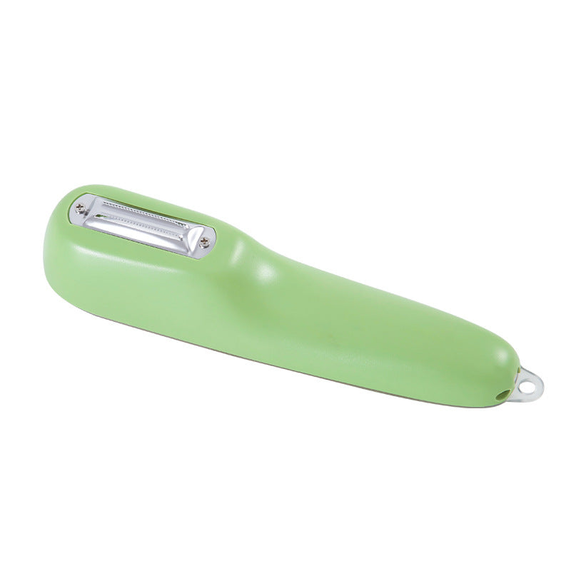 Storage Type Peeling Knife Potato Cucumber Peeler Kitchen dealsniper-net Light Green