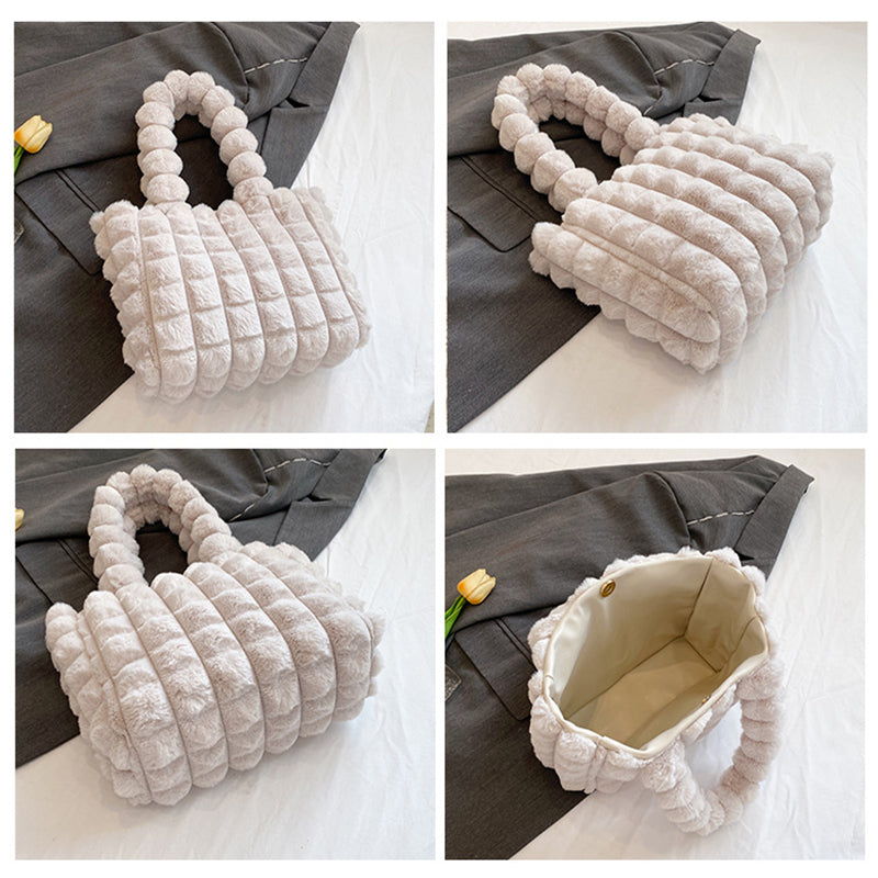Plaid Handbags Winter Fashion High Capacity Women dealsniper-net