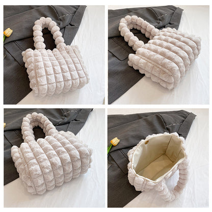 Plaid Handbags Winter Fashion High Capacity Women dealsniper-net