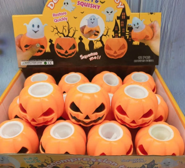 Pumpkin Head Pinch And Release Ball Kids dealsniper-net