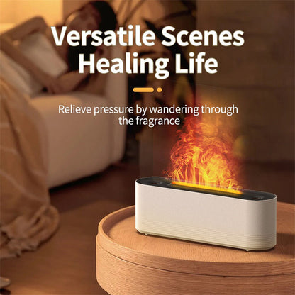 Flame Air Humidifier Ultrasonic 7 Colors Aroma Diffuser