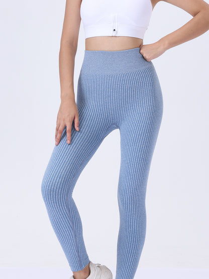 Leggings For Women Ribbed Seamless High Waisted Women dealsniper-net