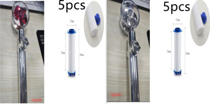 New Turbo Propeller Shower Head Water Saving High Pressure Flow