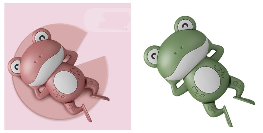 Little Frog Bath Toy, Baby Bathroom, Wind-Up Wind-Up Floating Toy Kids Gym From House B set 2PCS