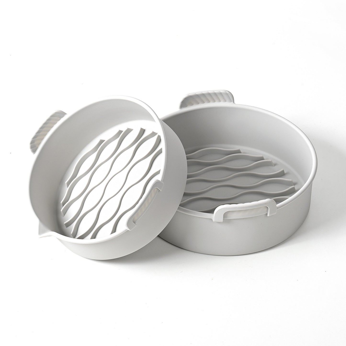 New Air Fryer Silicone Baking Tray Kitchen Gym From House