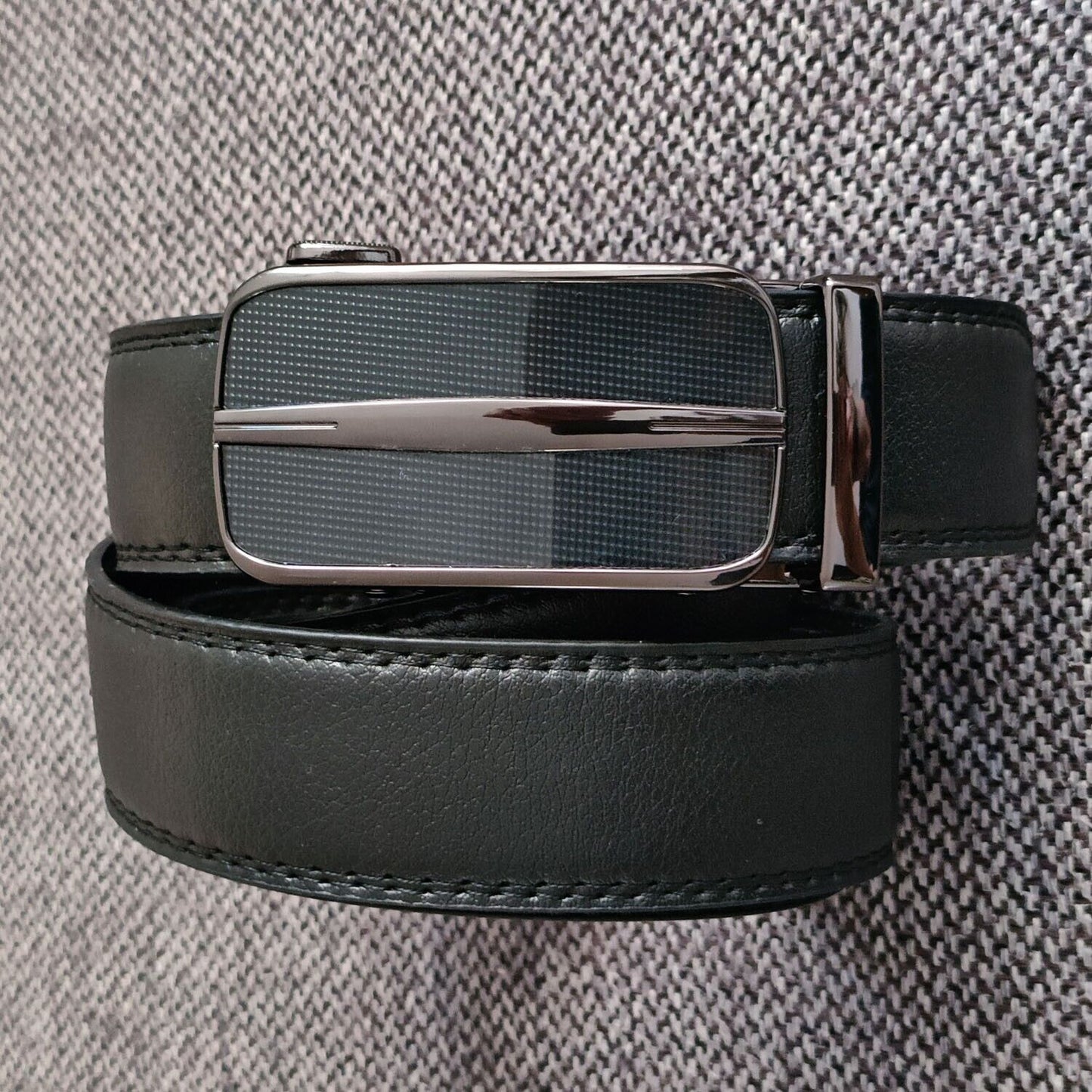 Men's Ratchet Belt Leather Mens Belt With Slide Buckle Ratchet Belts For Men USA Men dealsniper-net