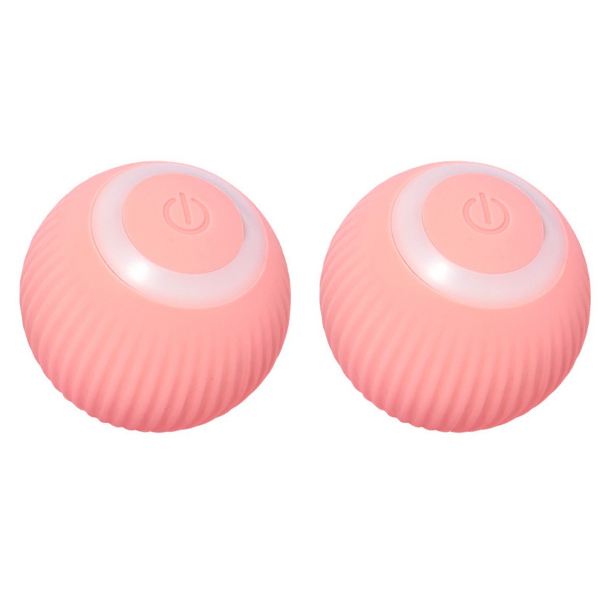 Cat Gravity Intelligent Rolling Ball Tease Toy Pet Pets dealsniper-net 2pcs in Pink USB