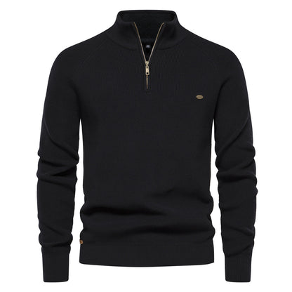 New Men's European Size Cross-Border Sweater, Long-Sleeve Men Gym From House Y832 black green L