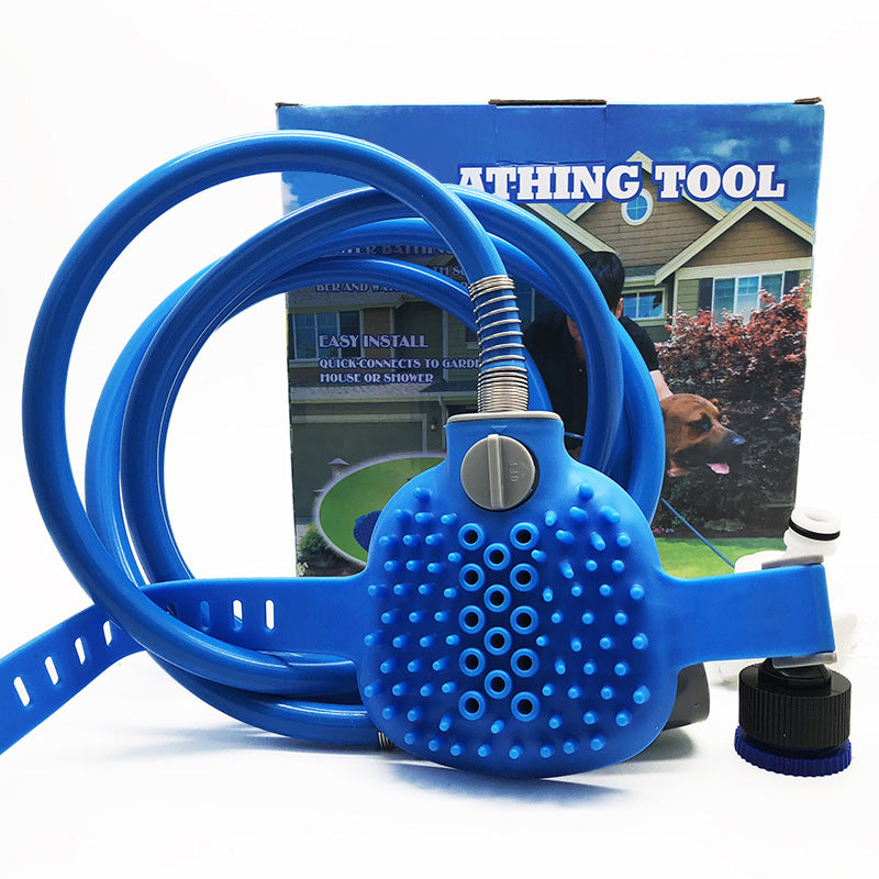 Pet Cleaning Supplies Outdoor Shower Bath Brush Dog Pets Gym From House