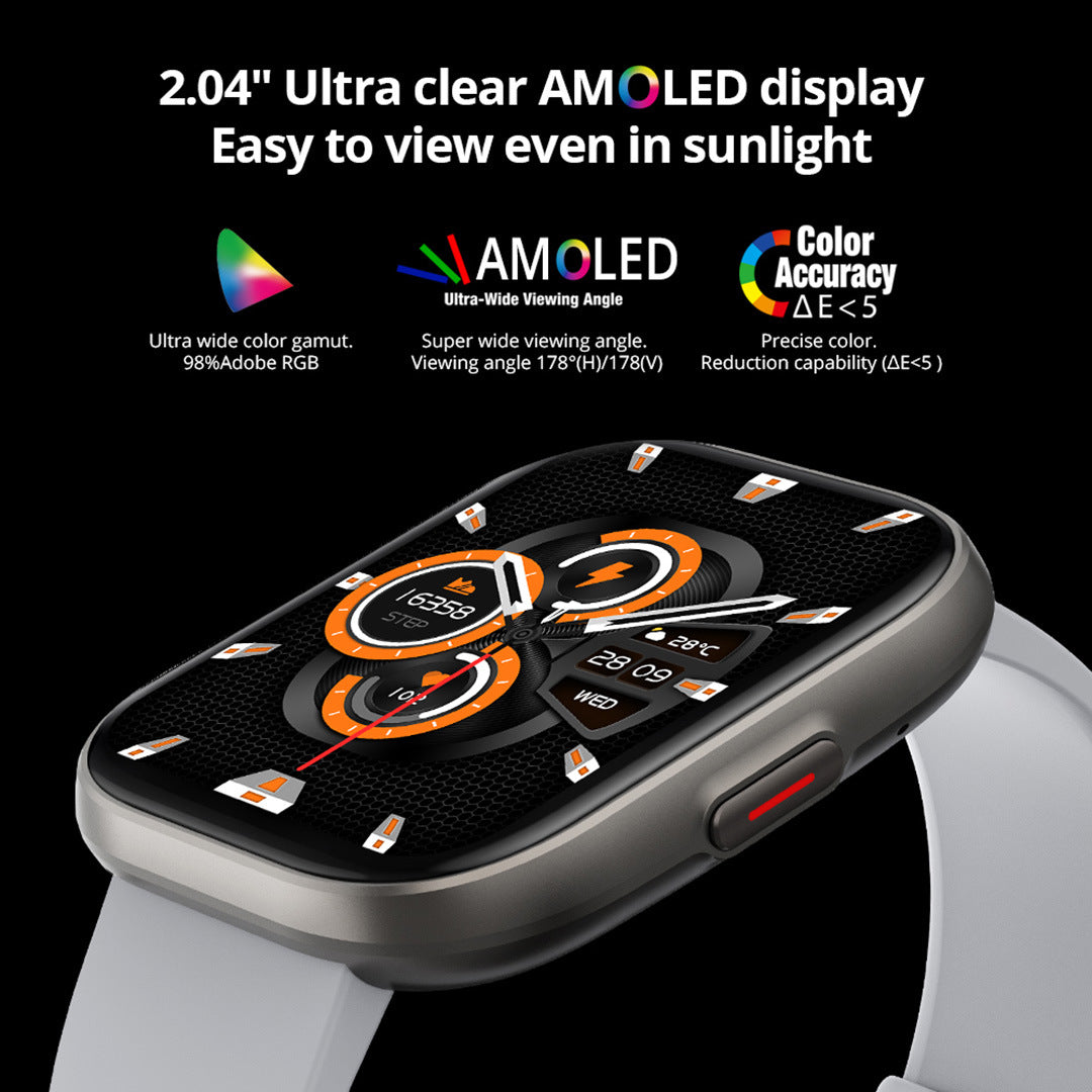 High-end Heart Rate Meter Step Plastic Call Smart Watch Jewelry dealsniper-net