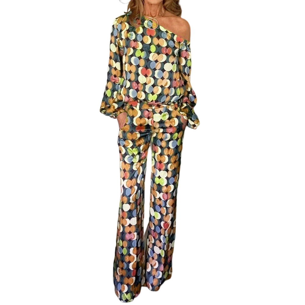 Digital Printing Long-sleeve Suit Women dealsniper-net